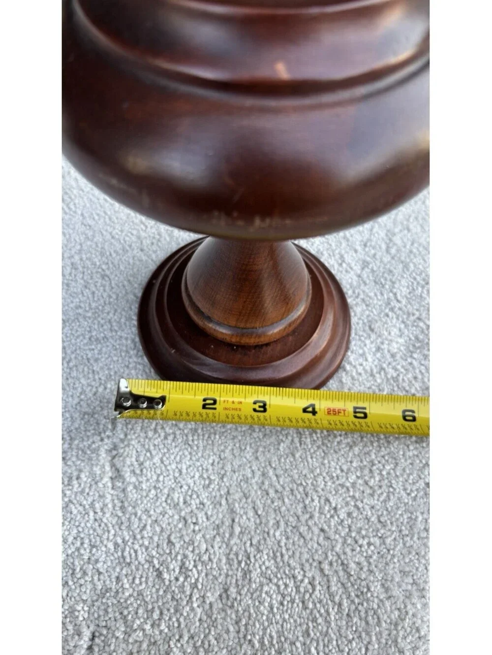 Wooden 8” Candle Holder